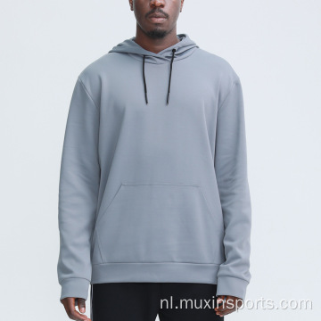 Westerse mannen fleece sweatshirt met capuchon